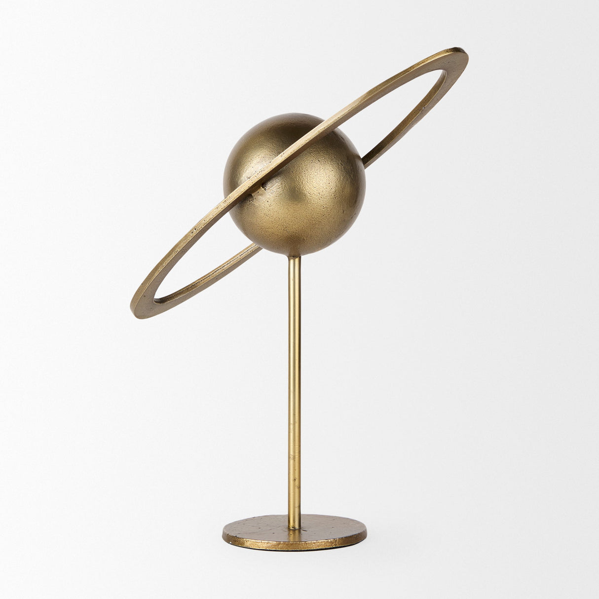 Atlas 15.0L x 7.0W x 16.0H Gold Metal Solar System Ornament by Mercana at Eve Furniture