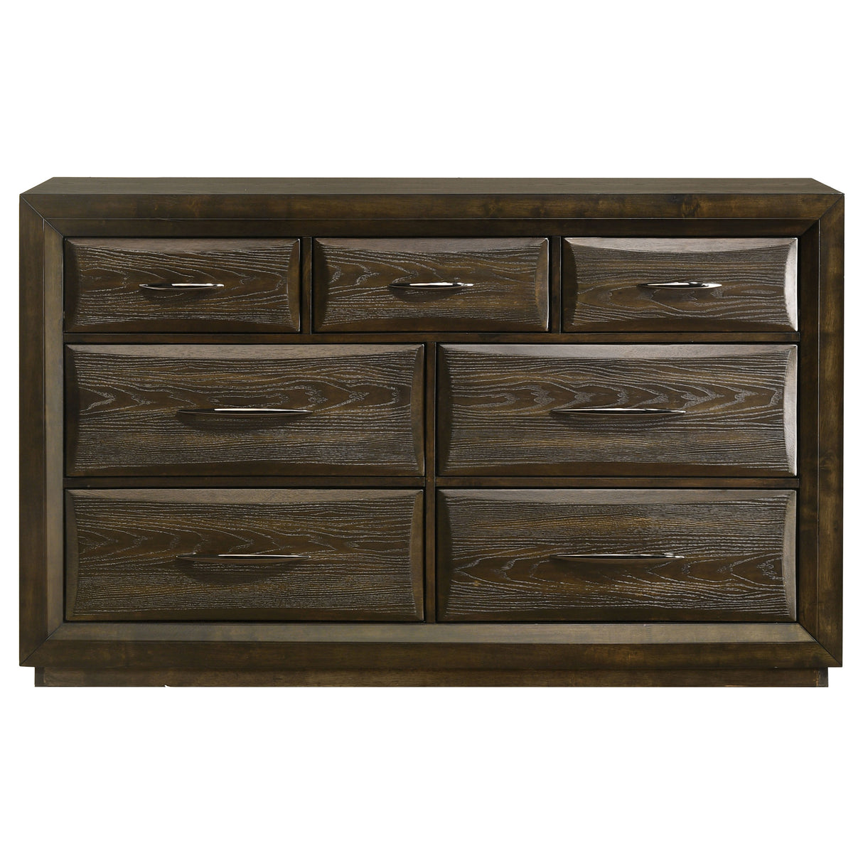 Atlas 7-drawer Bedroom Dresser Cabinet Dark Oak by Coaster at Eve Furniture