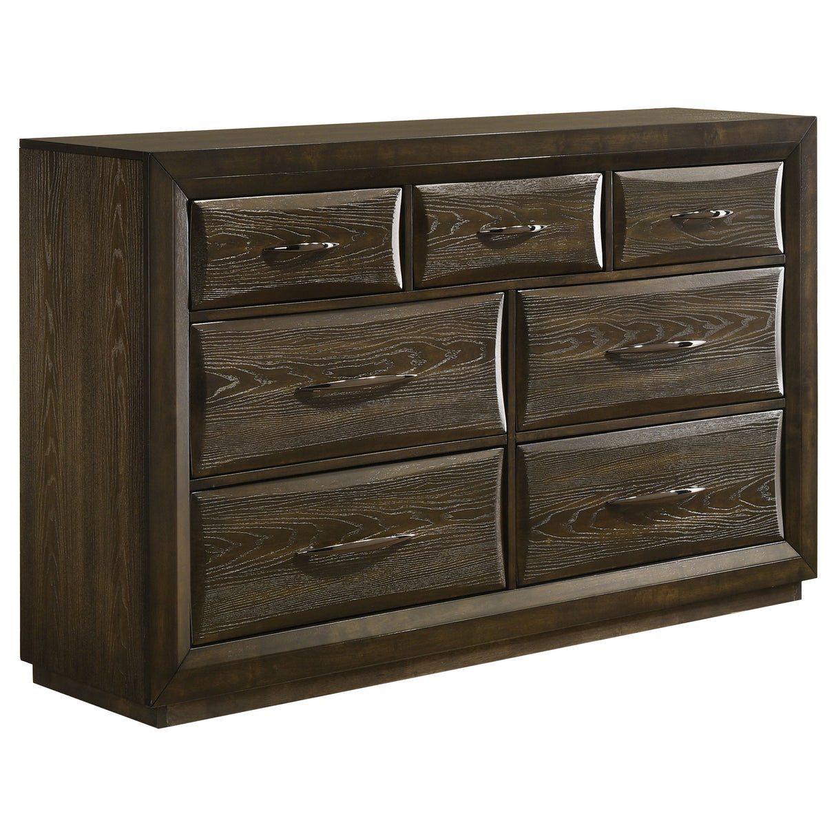 Atlas Dark Oak 4-piece Eastern King Bedroom Set by Coaster at Eve Furniture