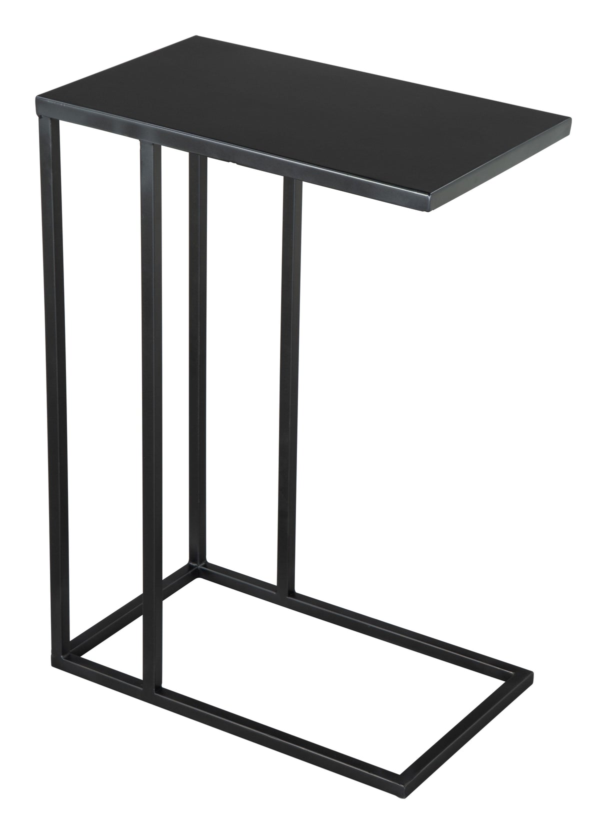 Atom Black Side Table by Zuomod at Eve Furniture