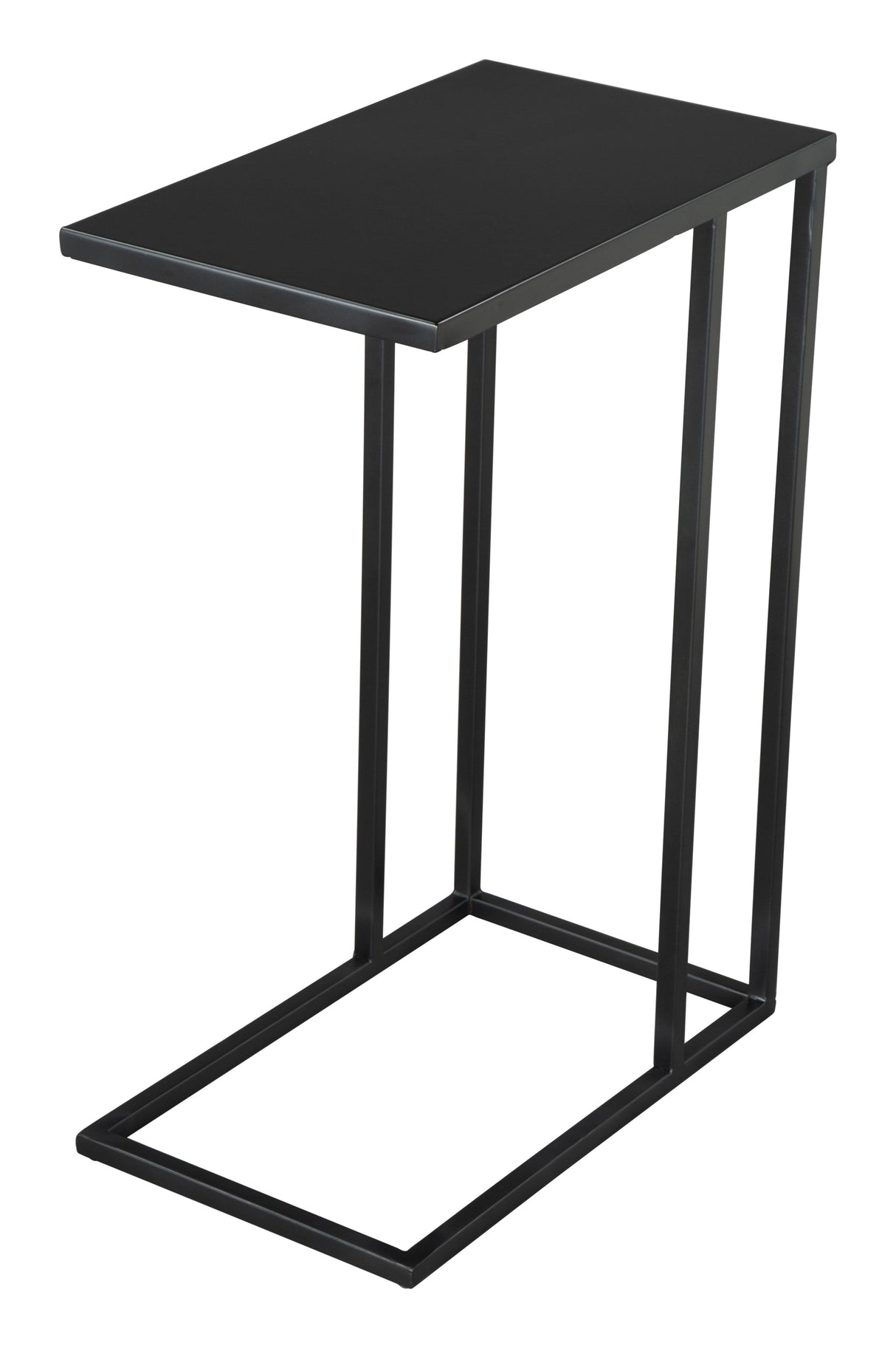 Atom Black Side Table by Zuomod at Eve Furniture