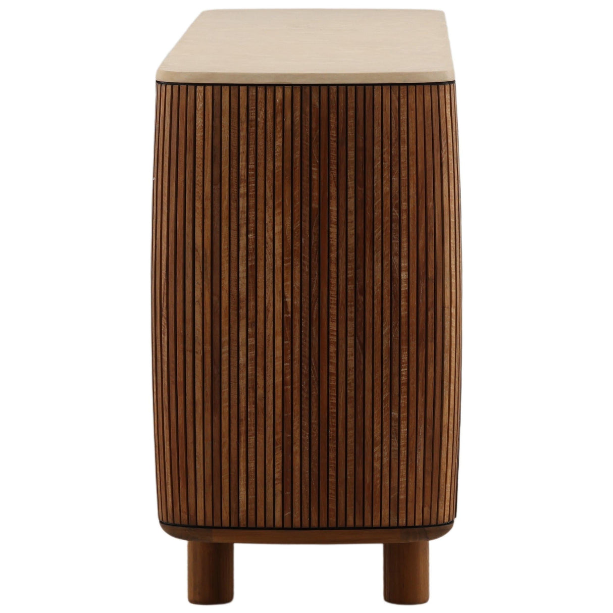 Atria Sideboard, Sand/Brown by Dovetail at Eve Furniture