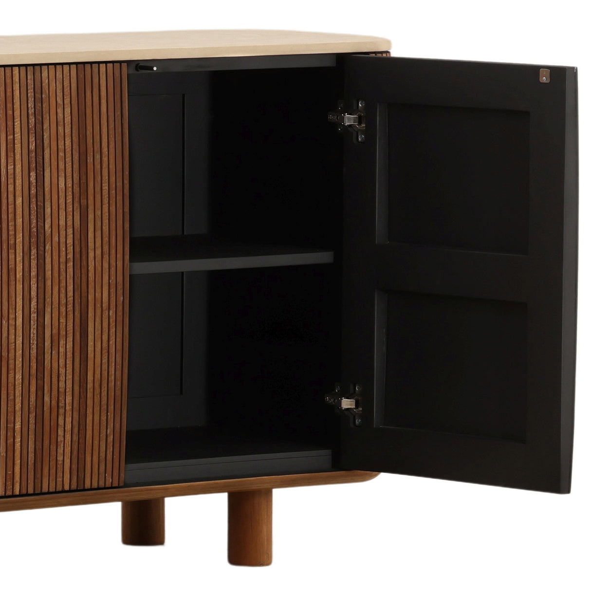 Atria Sideboard, Sand/Brown by Dovetail at Eve Furniture
