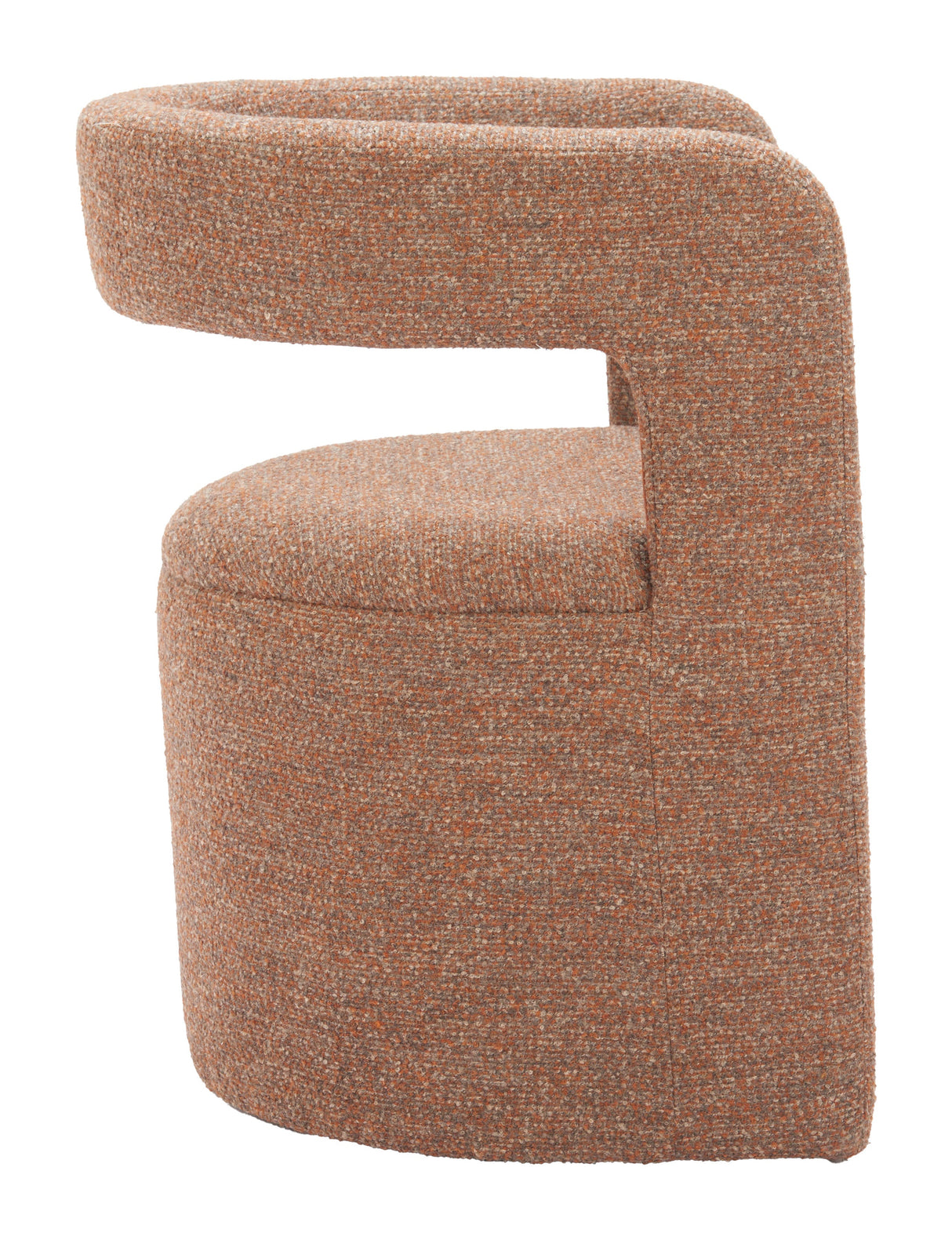 Atria Tawny Brown Accent Chair & Ottoman by Zuomod at Eve Furniture
