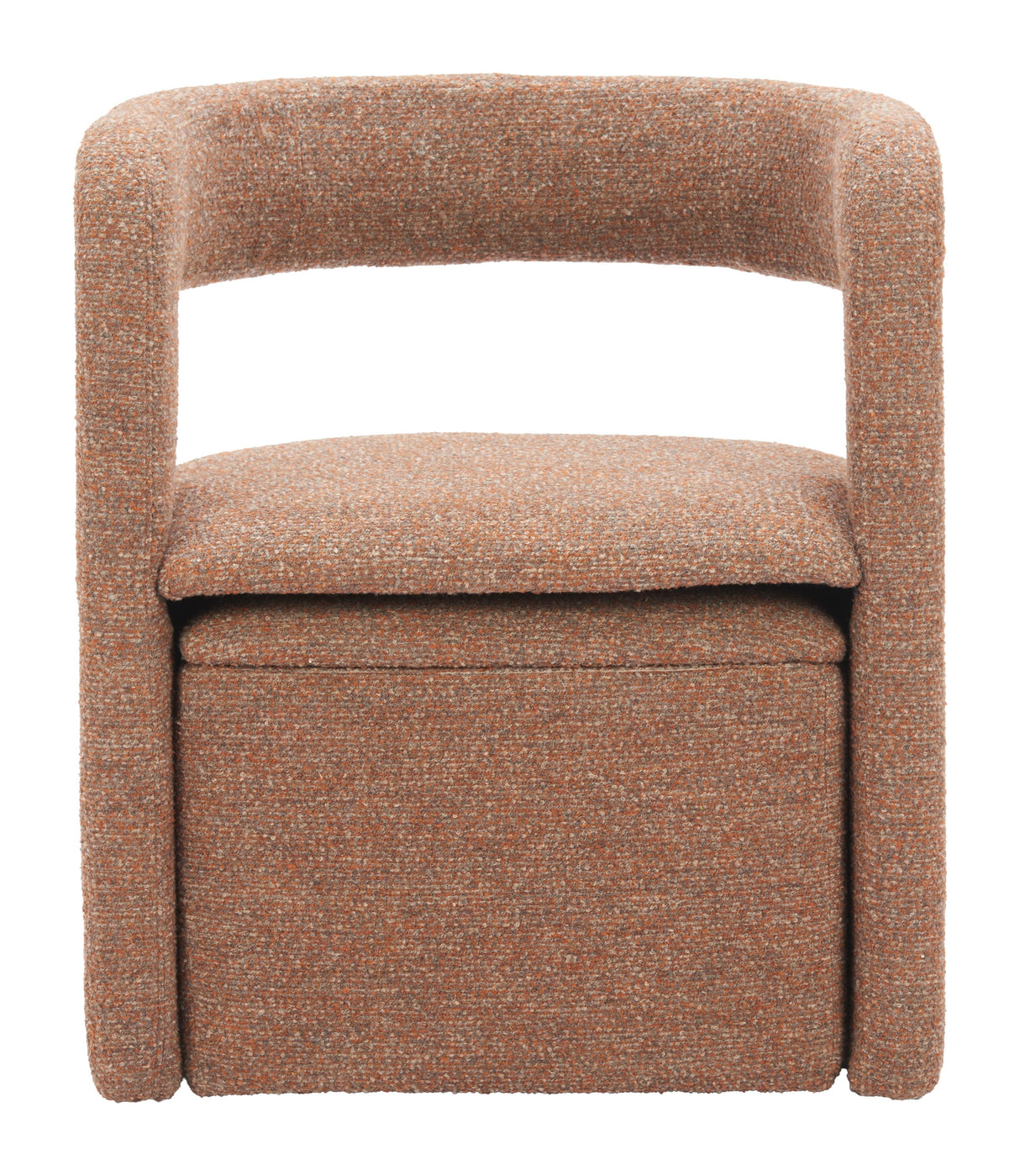 Atria Tawny Brown Accent Chair & Ottoman by Zuomod at Eve Furniture