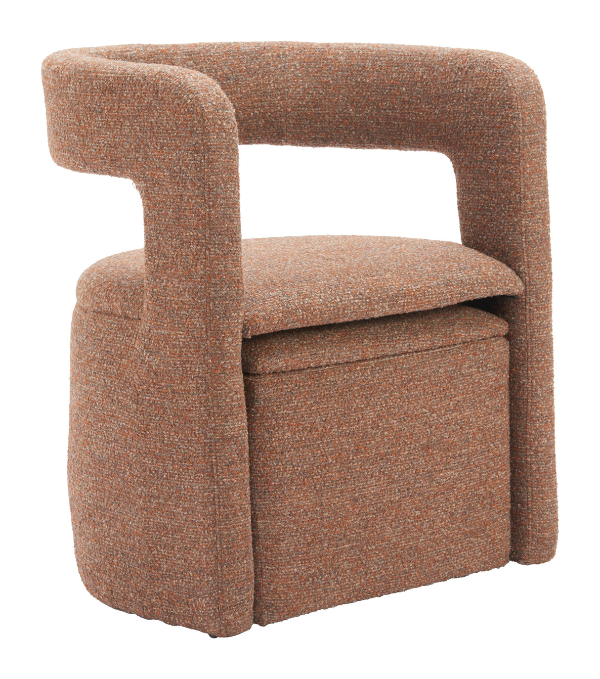 Atria Tawny Brown Accent Chair & Ottoman by Zuomod at Eve Furniture