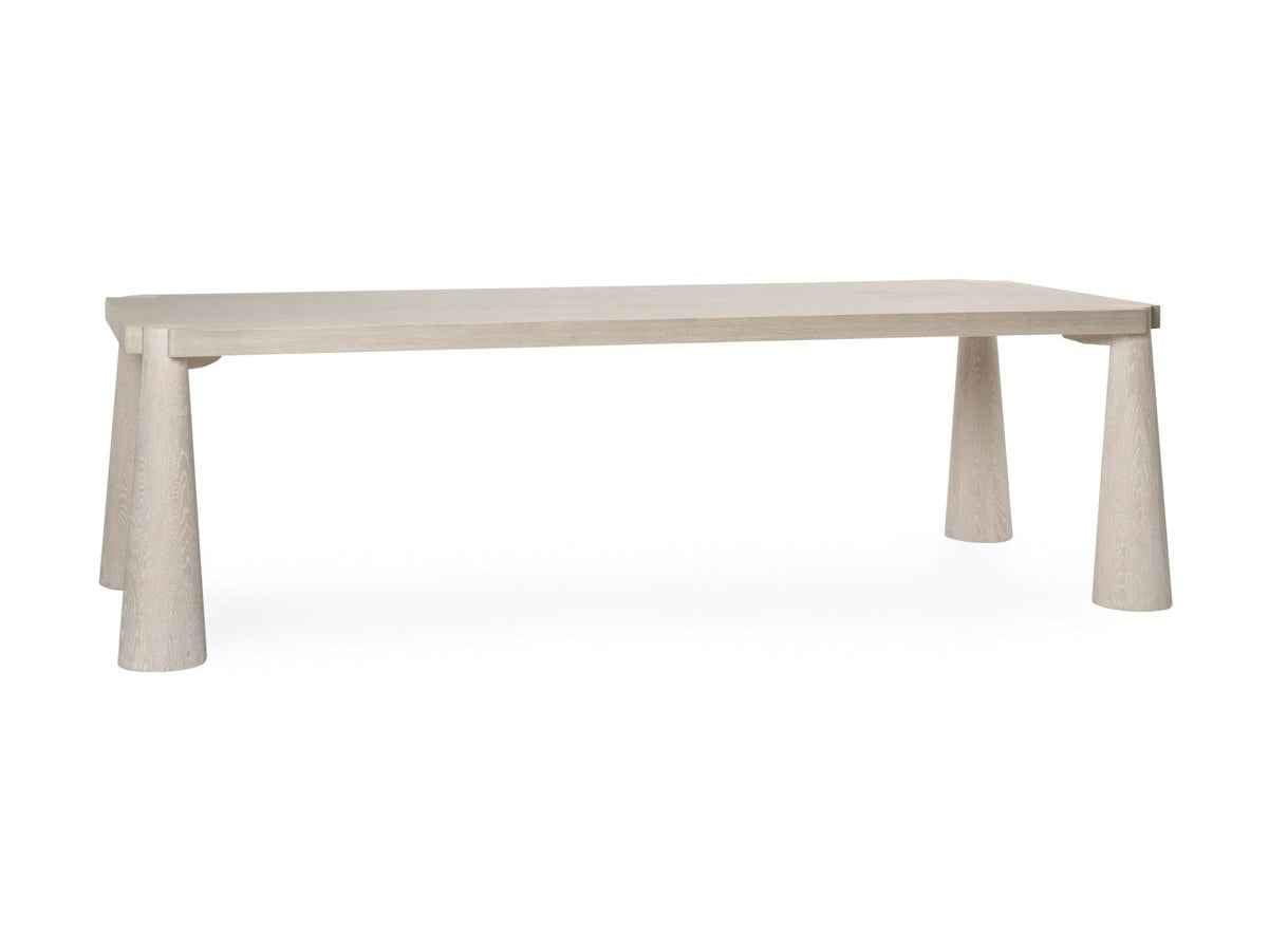 Atrop Milk White Dining Table by Classic Home at Eve Furniture