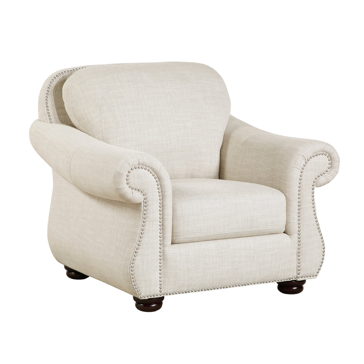 Attleboro Beige Chair by Homelegance at Eve Furniture