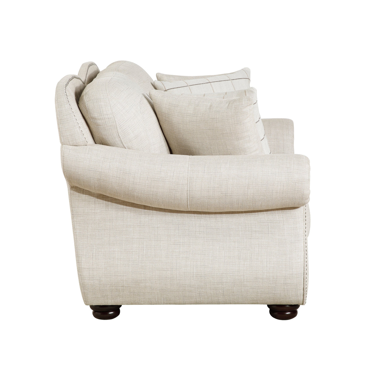 Attleboro Beige Loveseat by Homelegance at Eve Furniture