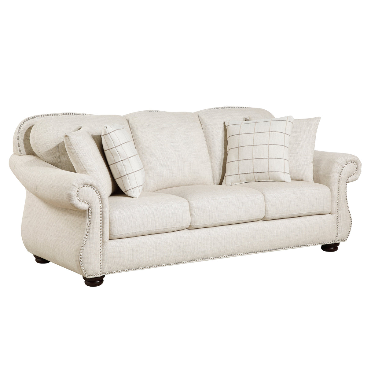 Attleboro Beige Sofa by Homelegance at Eve Furniture