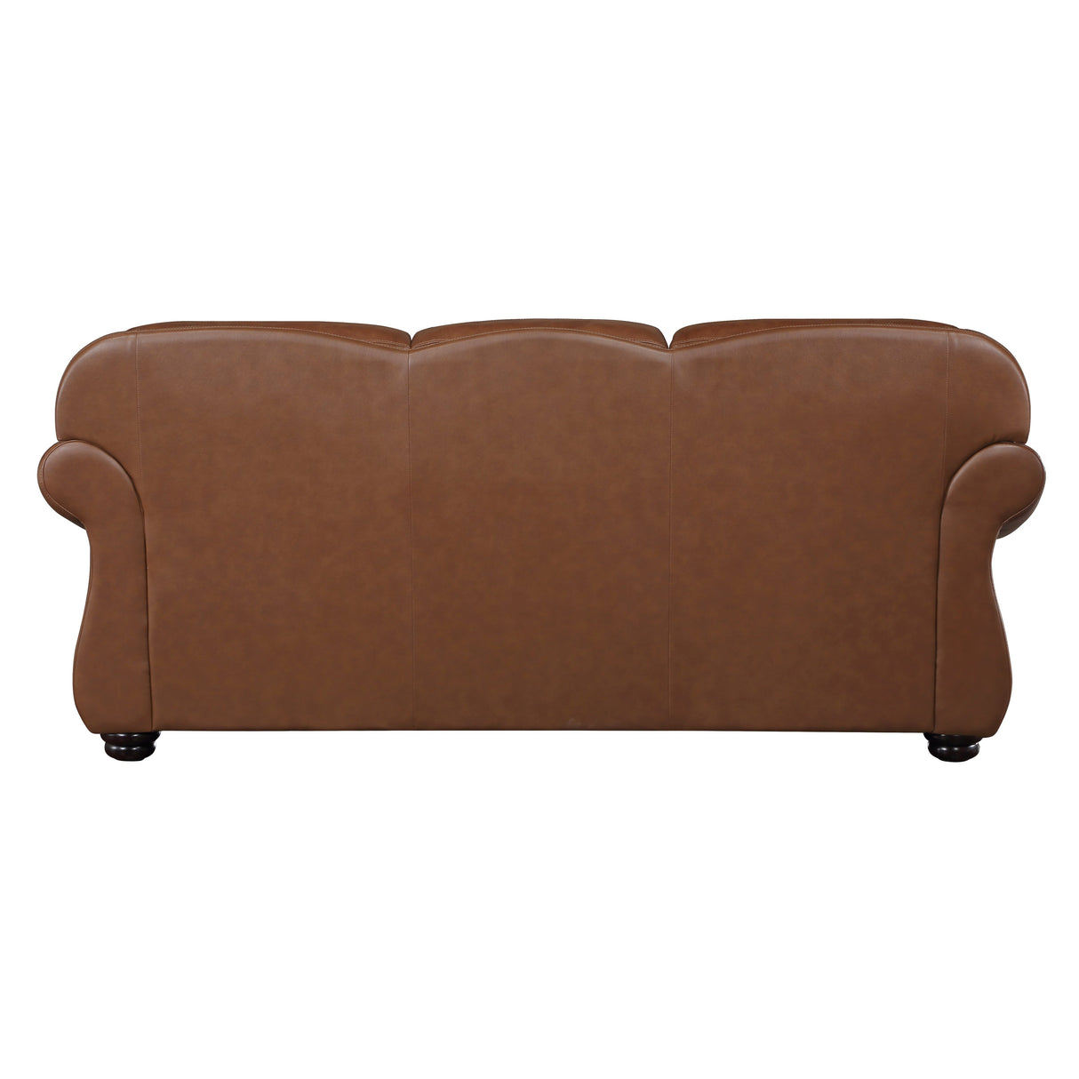 Attleboro Brown Leather Sofa by Homelegance at Eve Furniture