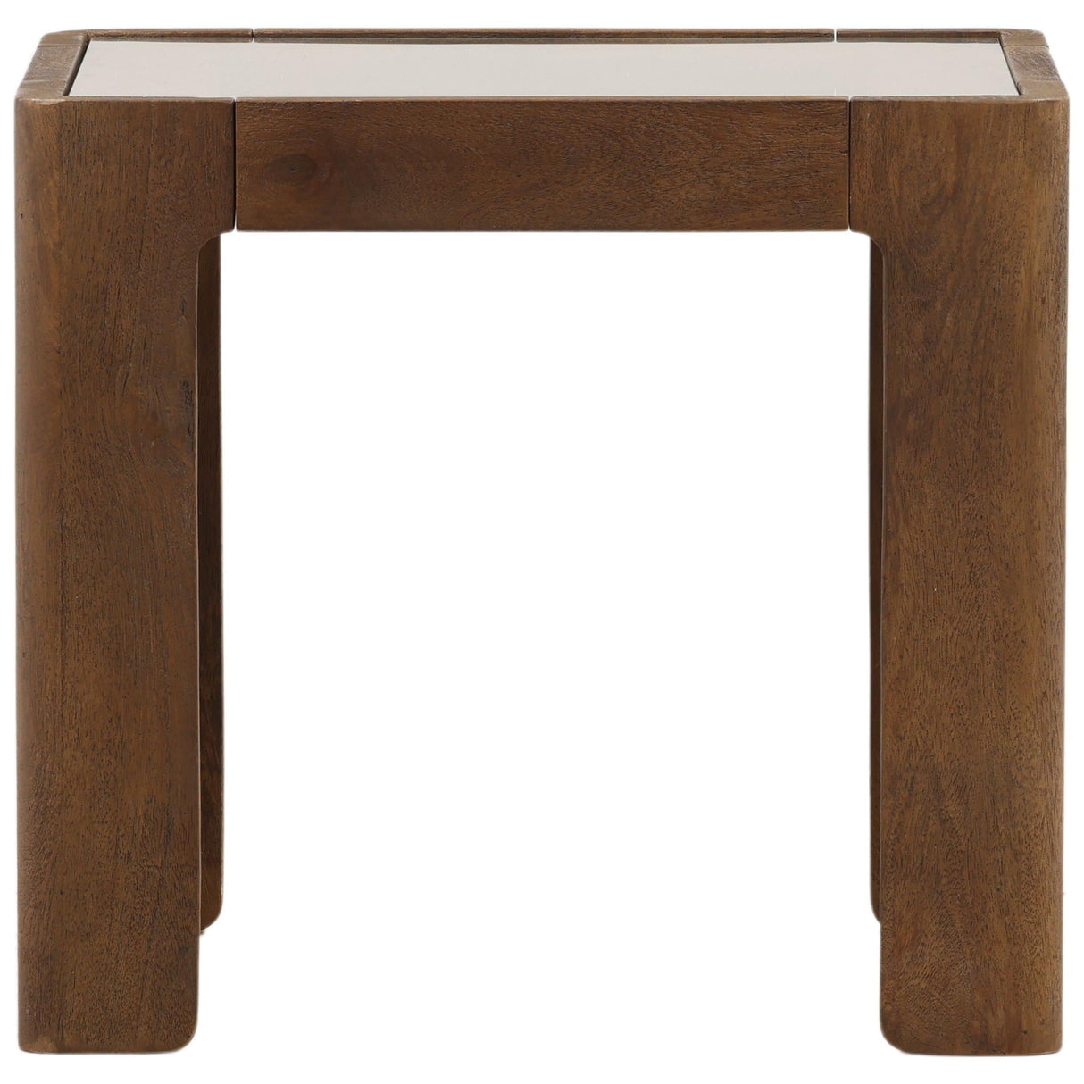 Auberlin Side Table, Brown by Dovetail at Eve Furniture