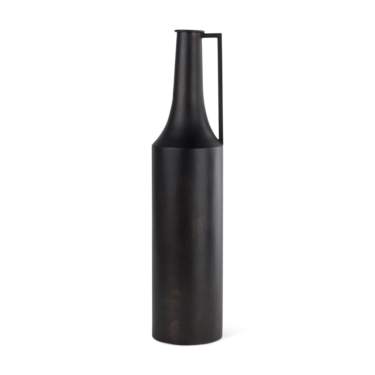 Aubrey Large 24.0H Black Iron Flower Vase by Mercana at Eve Furniture