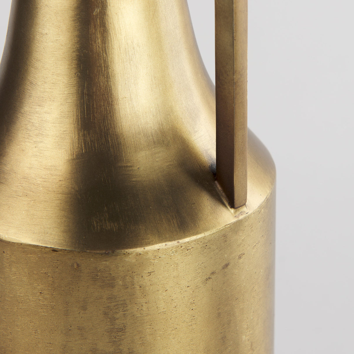 Aubrey Medium 18.0H Gold Iron Jug Vase by Mercana at Eve Furniture