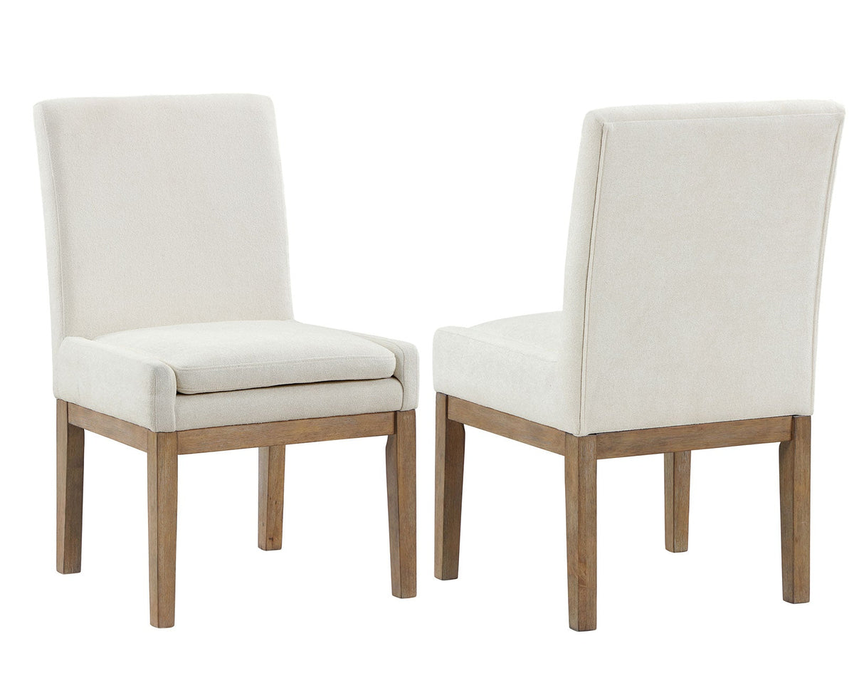 Aubrey Waxed Driftwood 7-Piece 78-96″ Dining Set by Steve Silver at Eve Furniture
