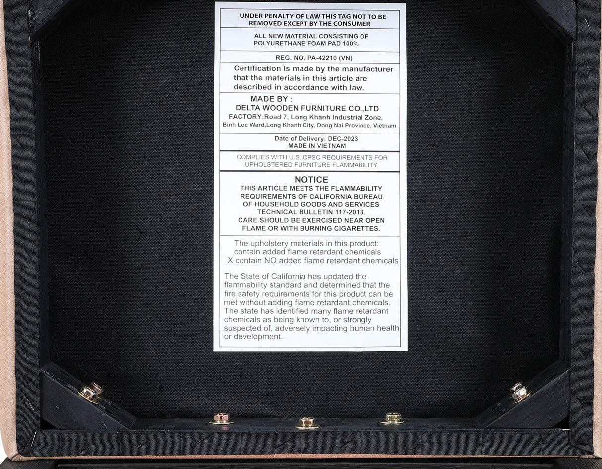 Aubrey 24″ Black Counter Chair with Camel Vegan Leather by Steve Silver at Eve Furniture