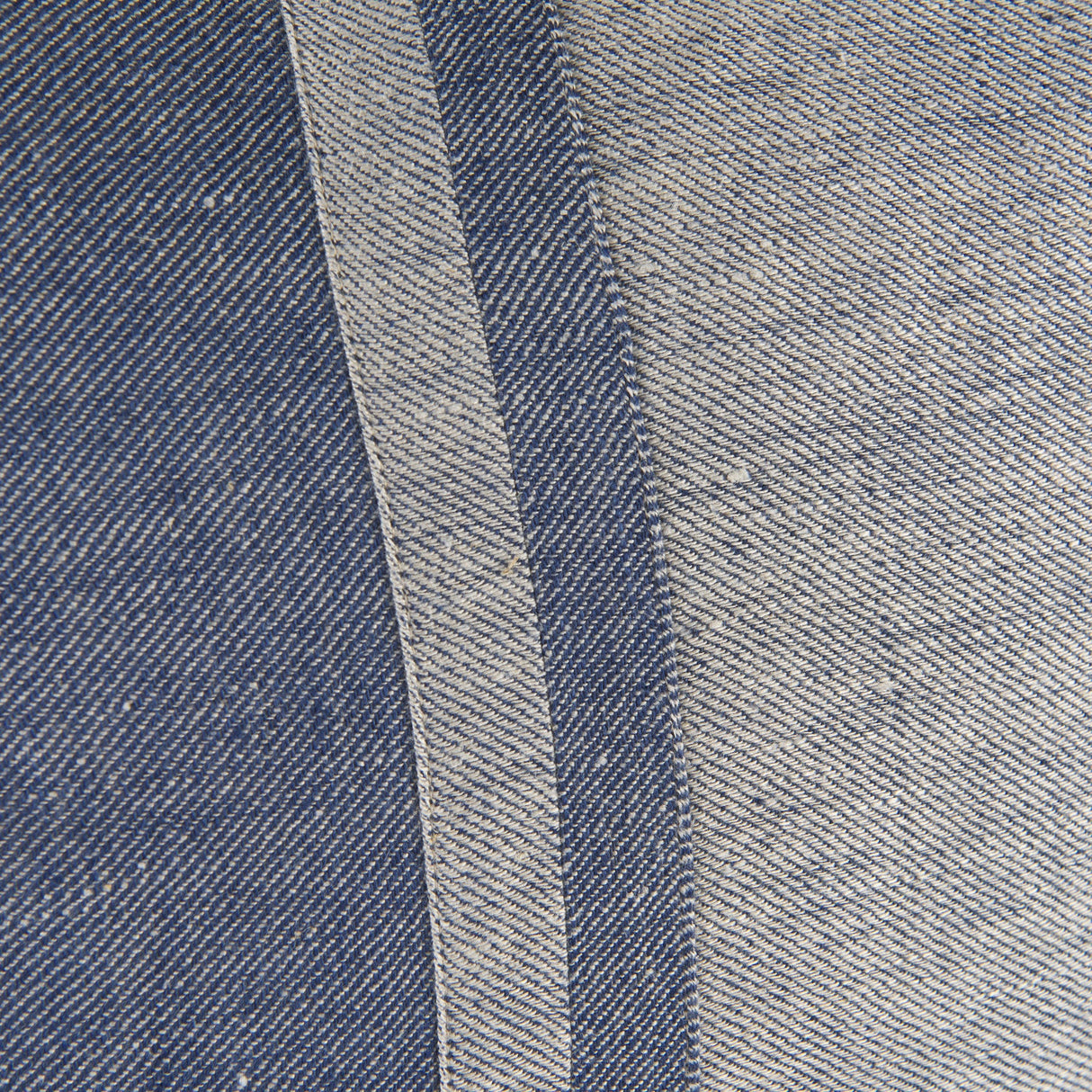 Aubrielle Gray and Blue Fabric Color Blocked Decorative Pillow Cover by Mercana at Eve Furniture