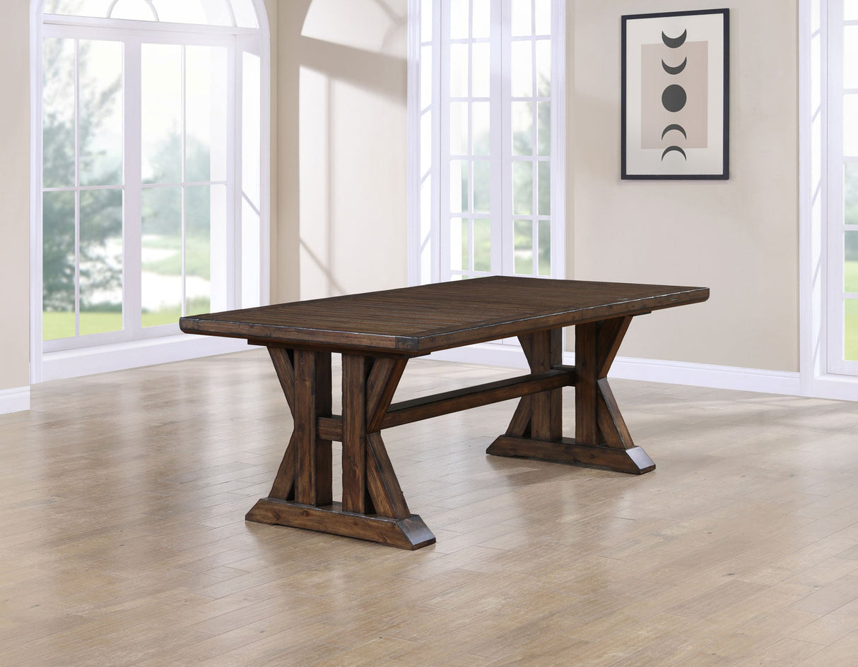 Auburn Dark Tobacco Dining Room Set by Steve Silver at Eve Furniture