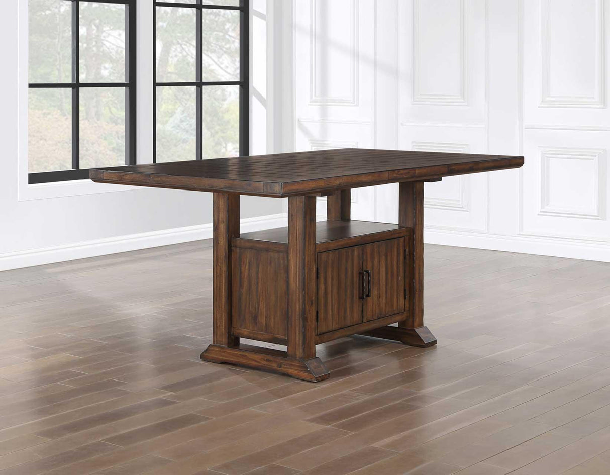 Auburn 60-80 inch Storage Counter Table by Steve Silver at Eve Furniture