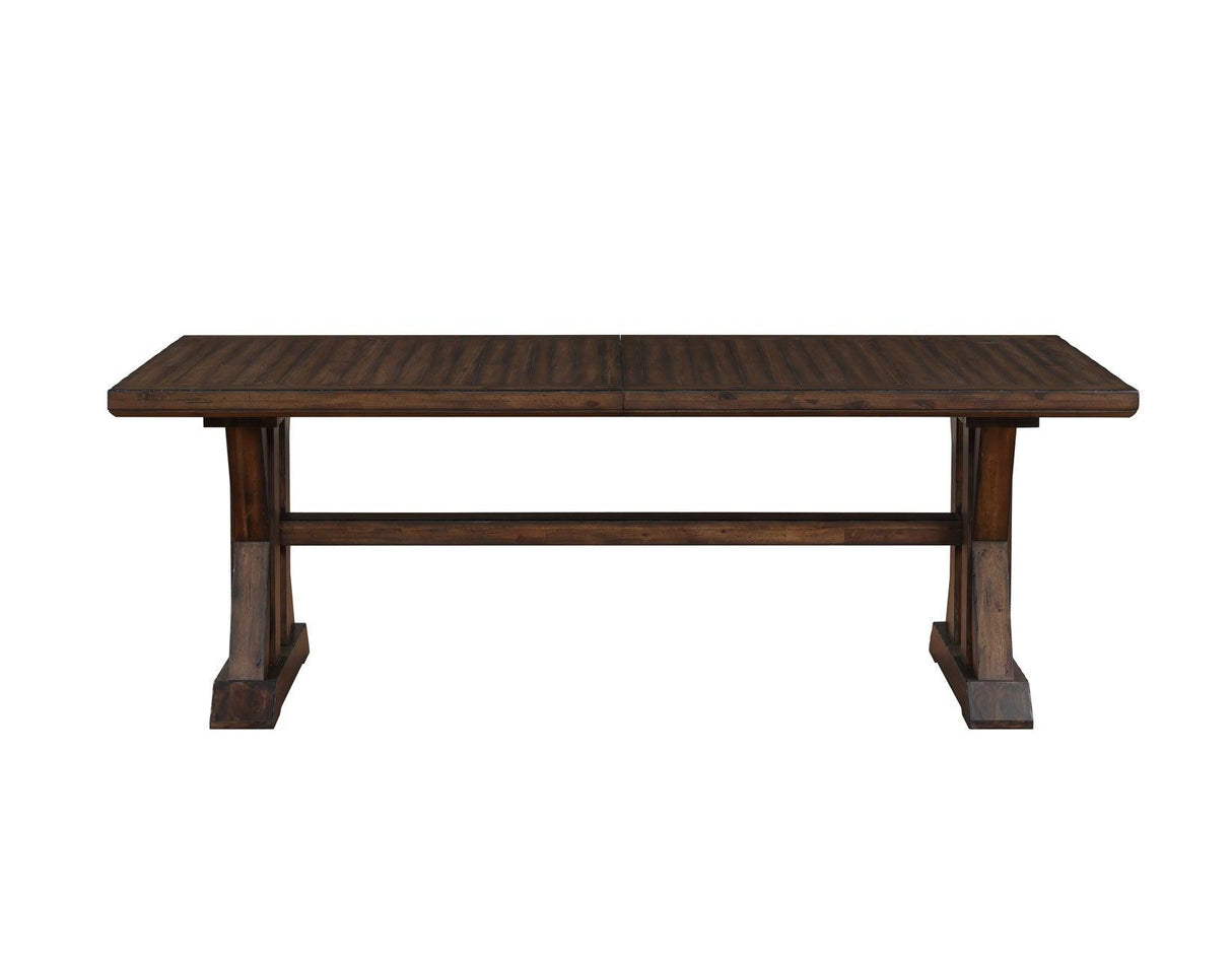 Auburn 86-106-inch Dining Table with 2-20 inch Leaves by Steve Silver at Eve Furniture