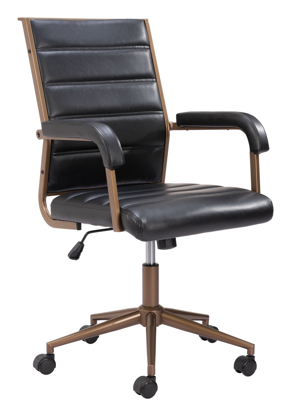 Auction Vintage Black Office Chair by Zuomod at Eve Furniture
