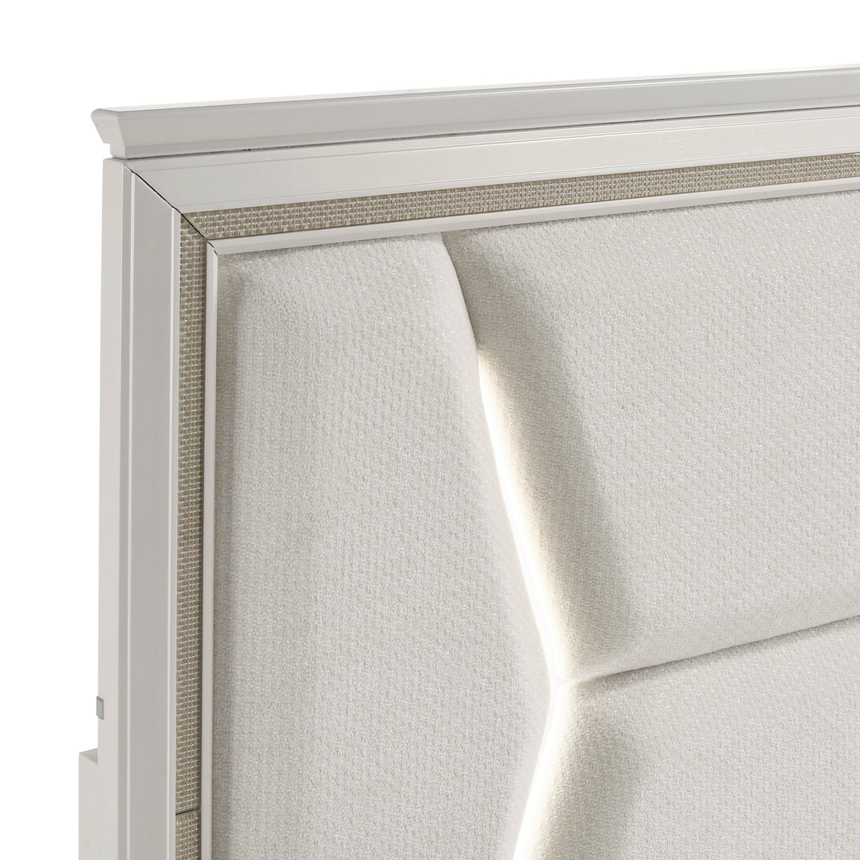 Audra White Panel Bedroom Set by Homelegance at Eve Furniture