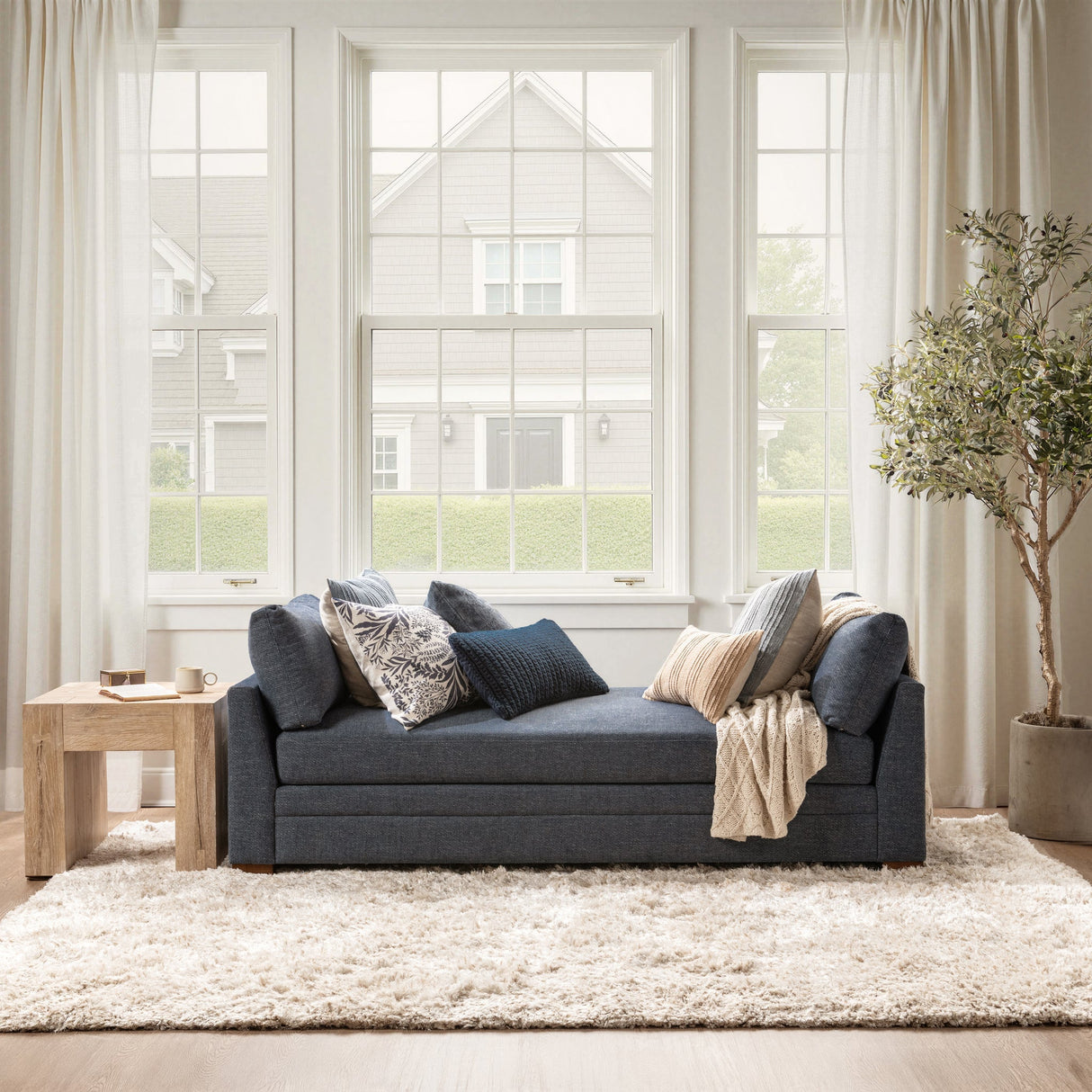 Audrey Backless Sofa by Classic Home at Eve Furniture