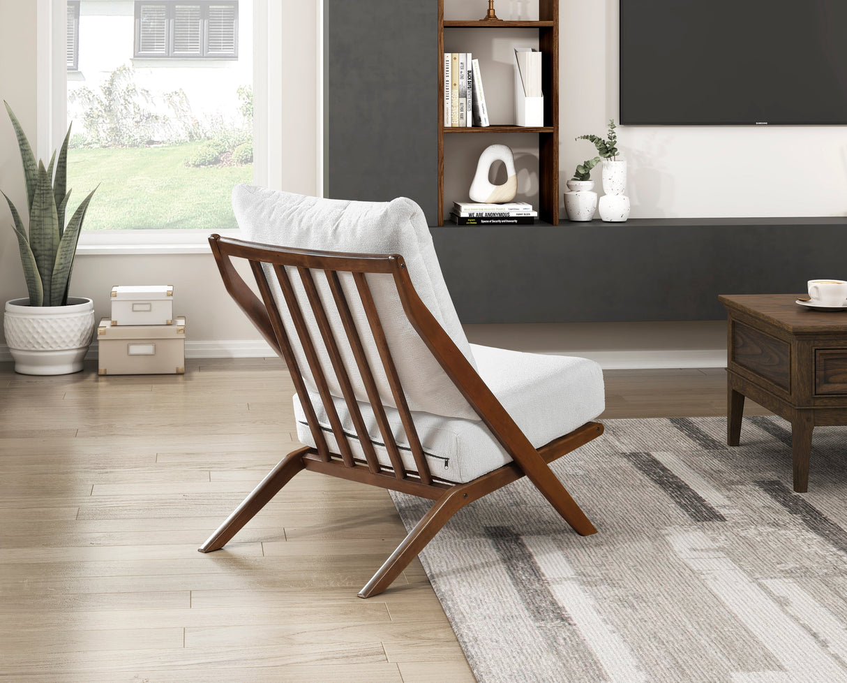 Audrey Beige Accent Chair by Homelegance at Eve Furniture