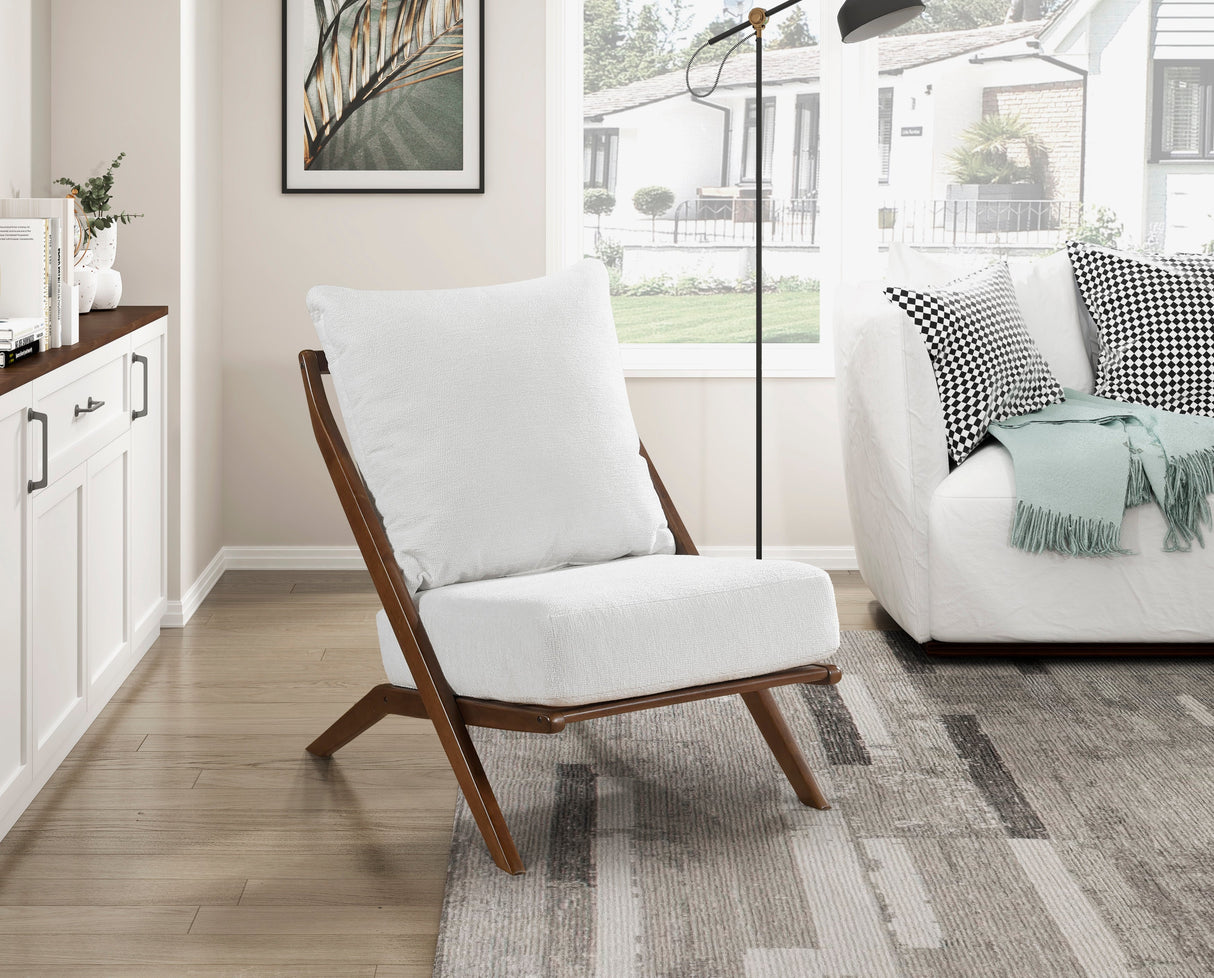 Audrey Beige Accent Chair by Homelegance at Eve Furniture