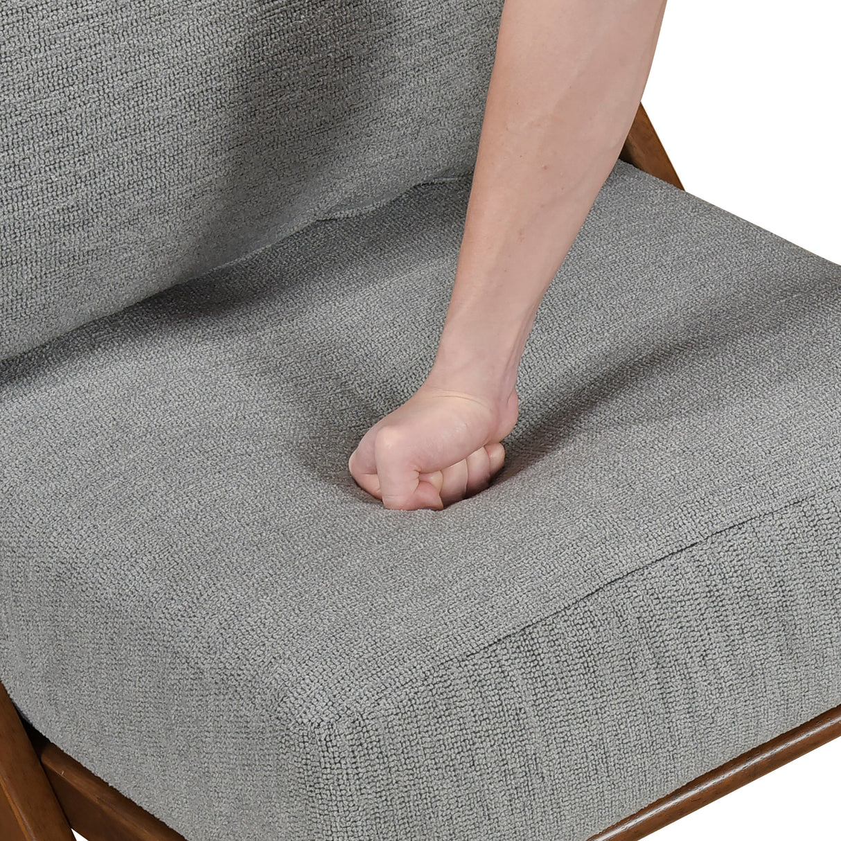 Audrey Gray Accent Chair by Homelegance at Eve Furniture
