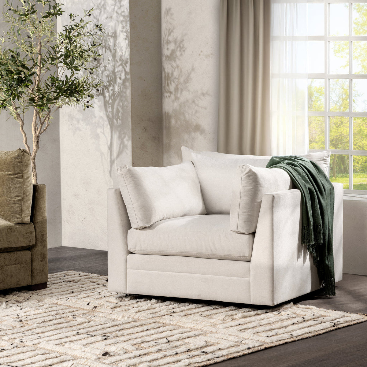 Audrey Swivel Chair by Classic Home at Eve Furniture