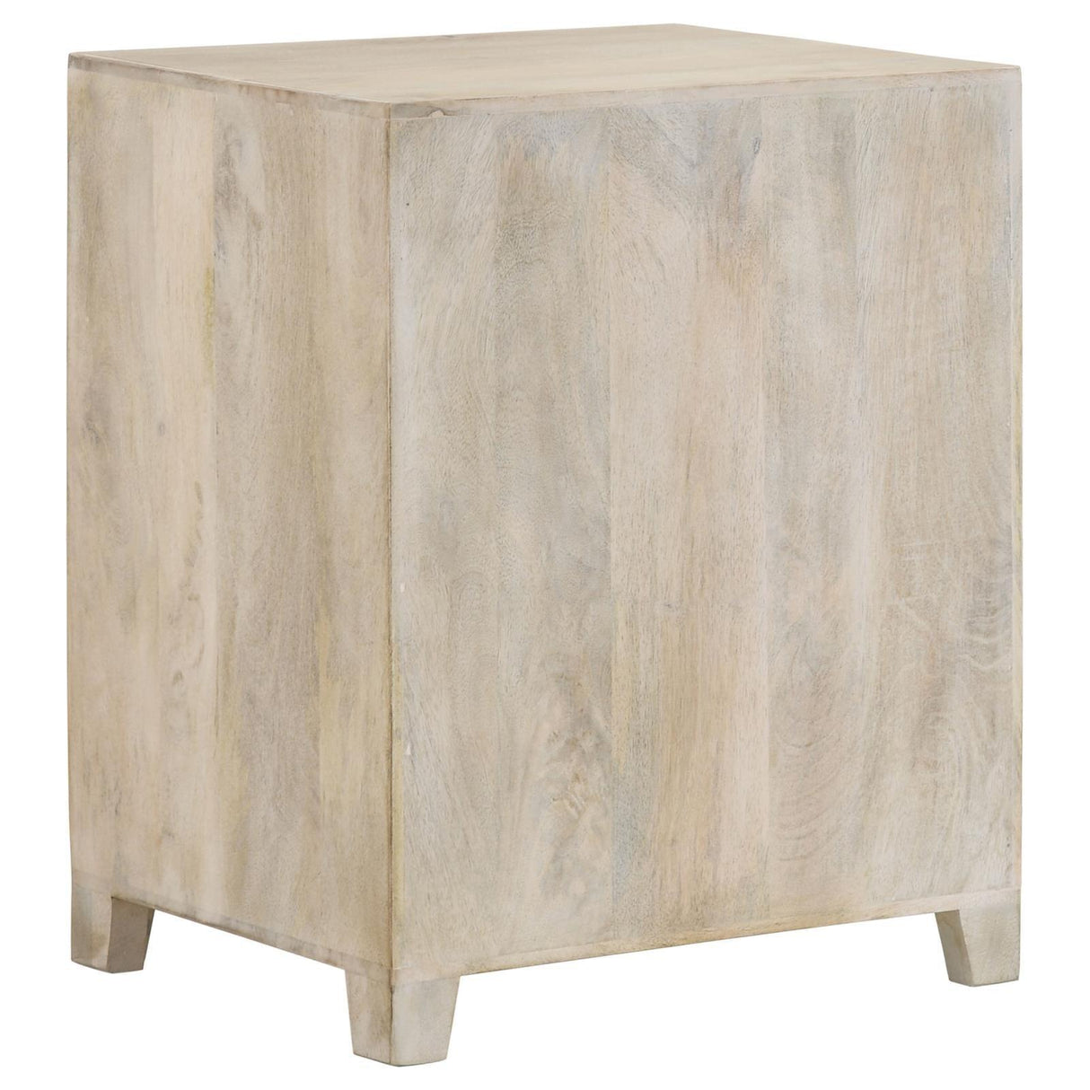 August White Washed 1-Door Accent Cabinet by Coaster at Eve Furniture