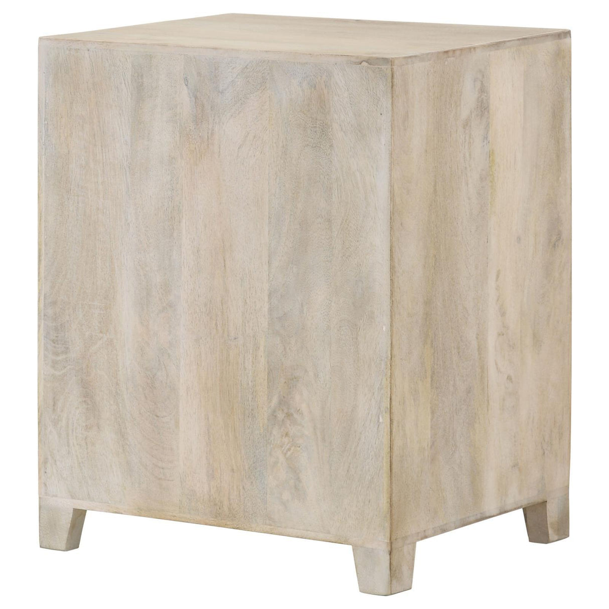 August White Washed 1-Door Accent Cabinet by Coaster at Eve Furniture