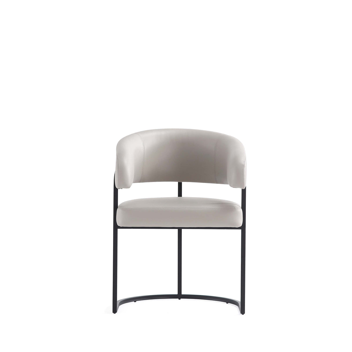 Augusta Dining Chair in Light Grey (set of 2) by Manhattan Comfort at Eve Furniture