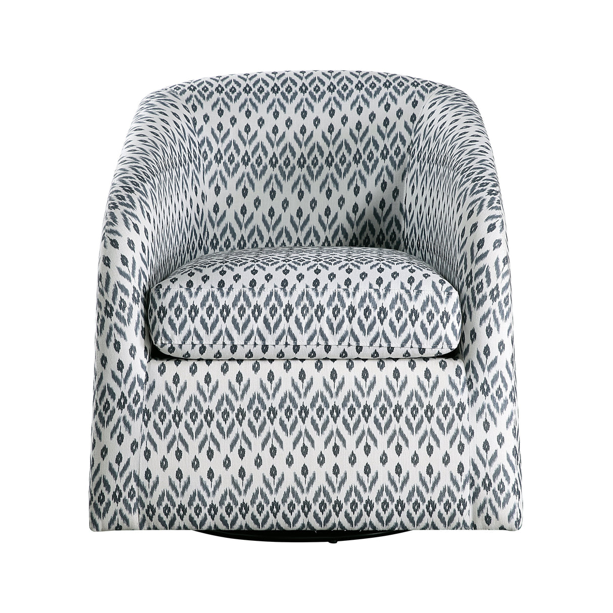 Augustine Blue/White Swivel Chair by Homelegance at Eve Furniture