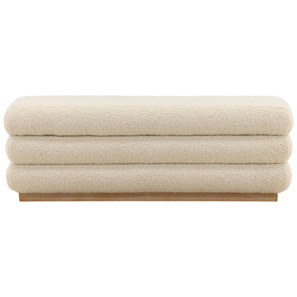 Aura Storage Bench, Cream by Dovetail at Eve Furniture