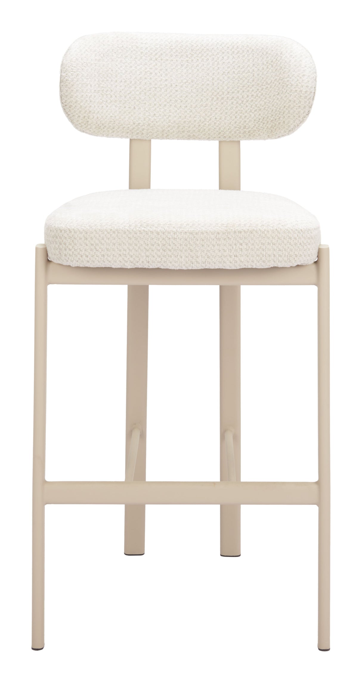 Aurea Light Gray Barstool (Set of 2) by Zuomod at Eve Furniture