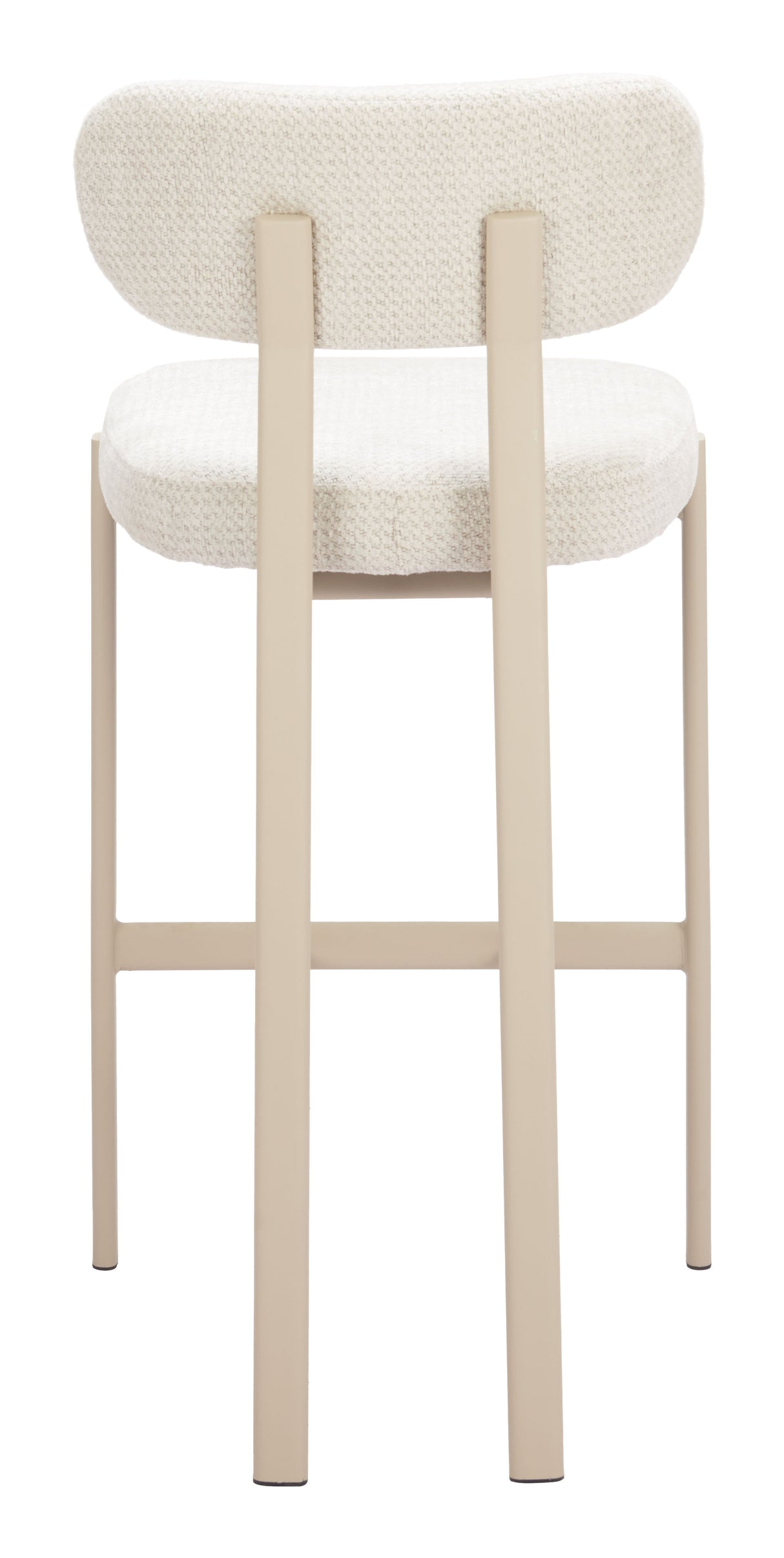 Aurea Light Gray Barstool (Set of 2) by Zuomod at Eve Furniture