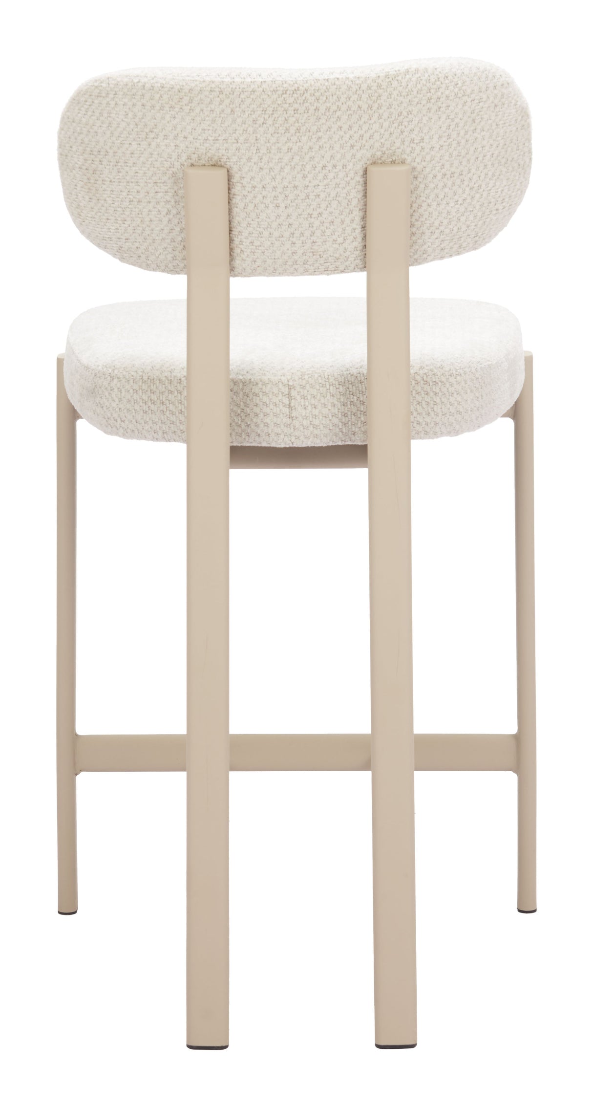 Aurea Light Gray Counter Stool (Set of 2) by Zuomod at Eve Furniture