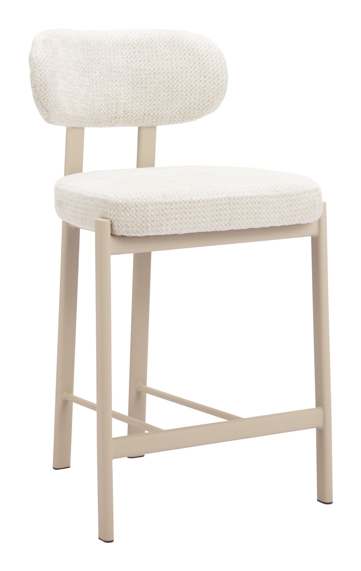Aurea Light Gray Counter Stool (Set of 2) by Zuomod at Eve Furniture