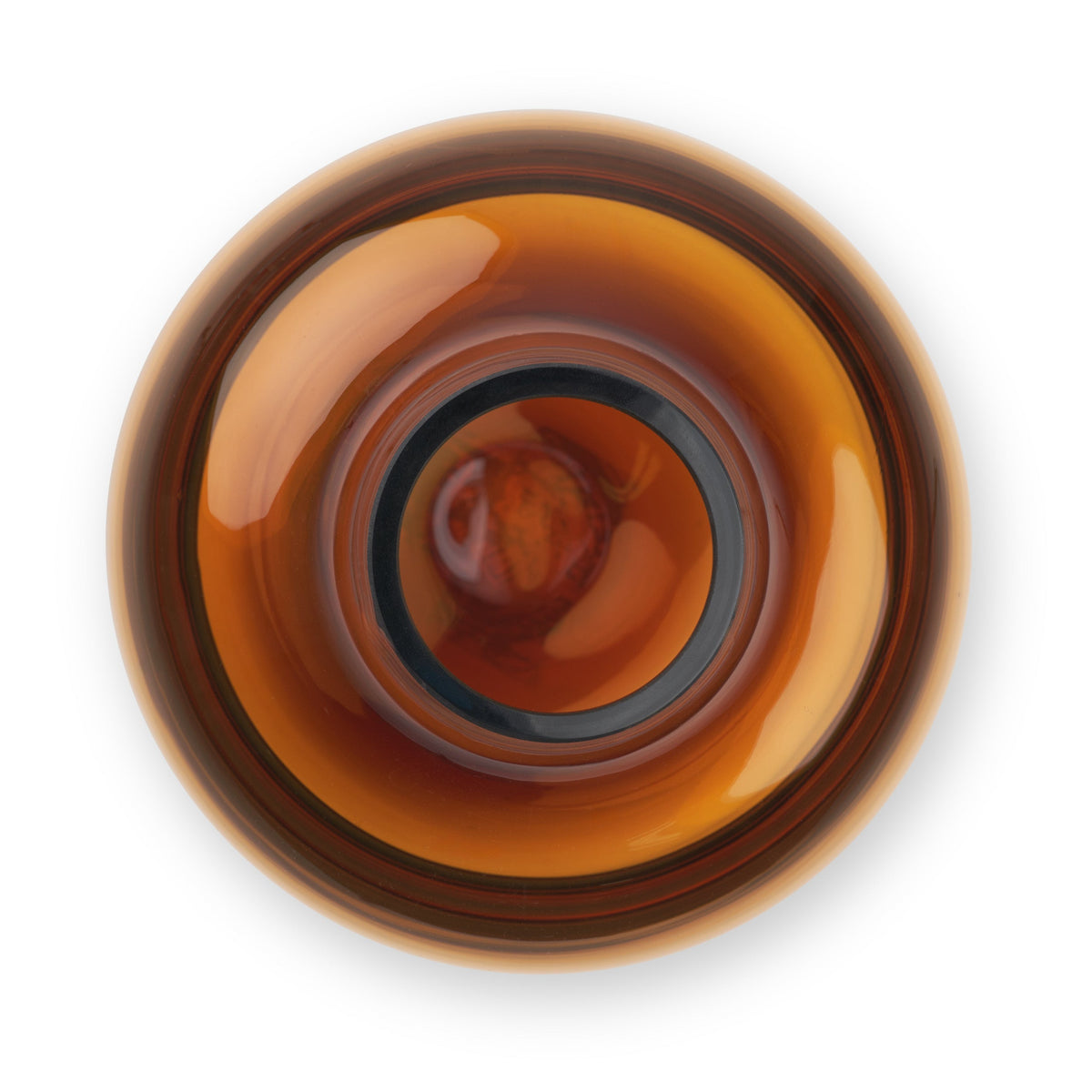 Aurel Tall Orange Glass Vase by Mercana at Eve Furniture