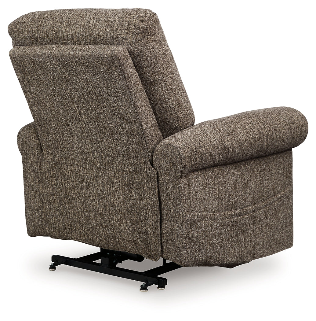 Aureta Earth Power Lift Recliner by ASHLEY FURNITURE at Eve Furniture