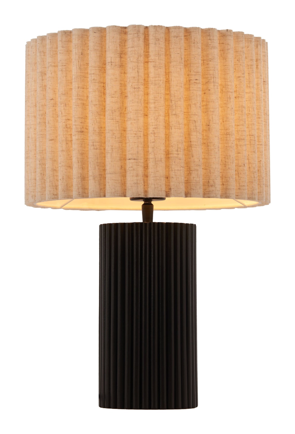 Aurora Beige & Black Table Lamp by Zuomod at Eve Furniture