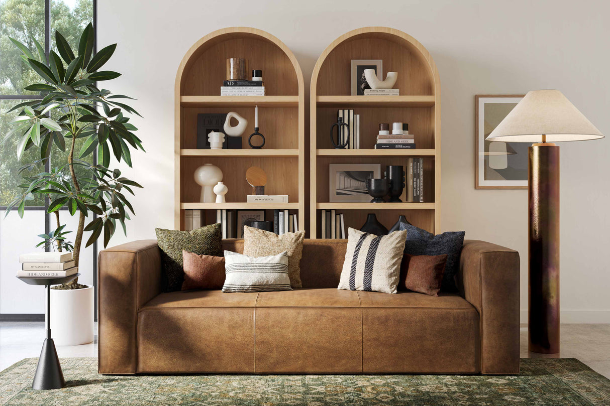 Aurora Brown Sofa by TOV Furniture at Eve Furniture