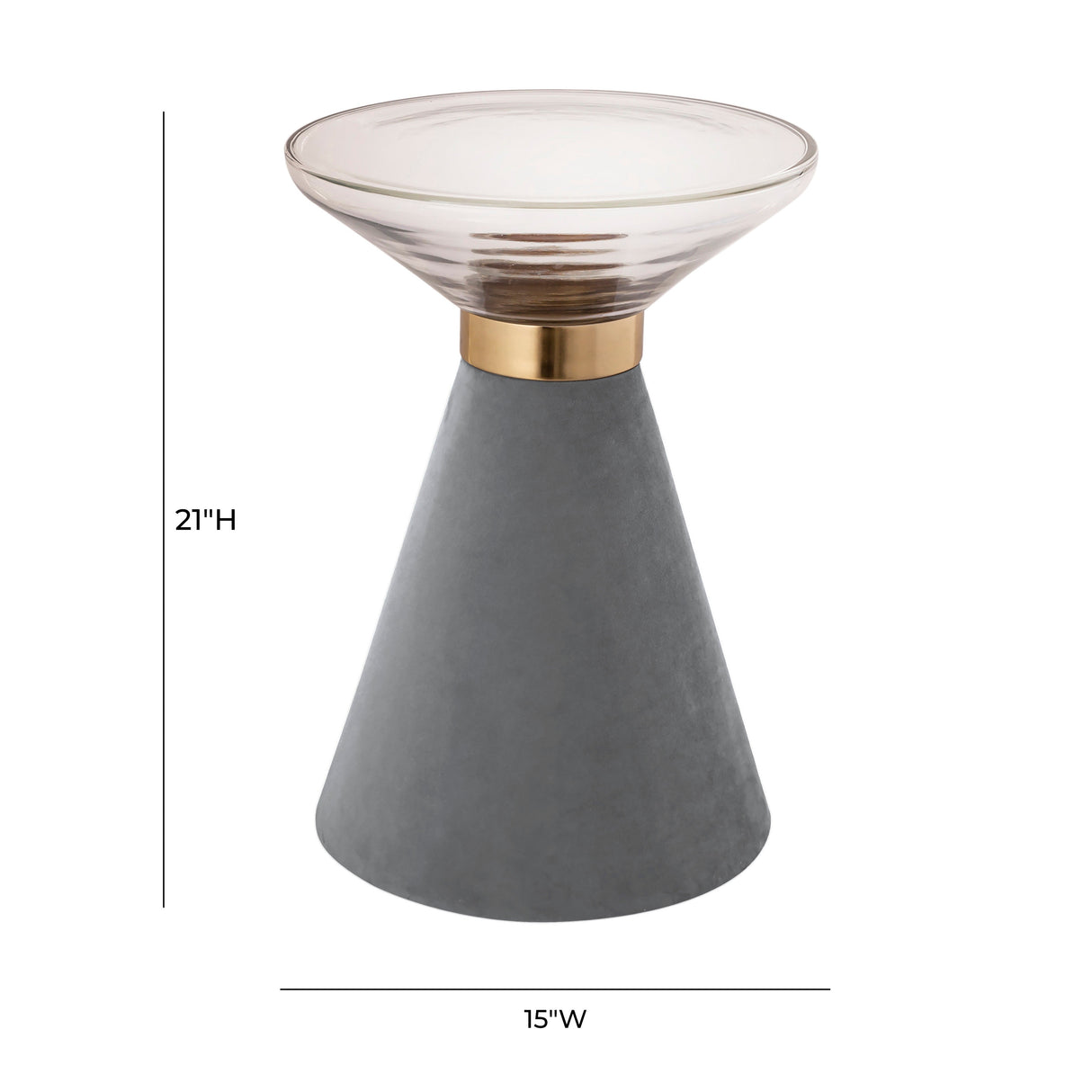 Aurora Side Table by TOV Furniture at Eve Furniture