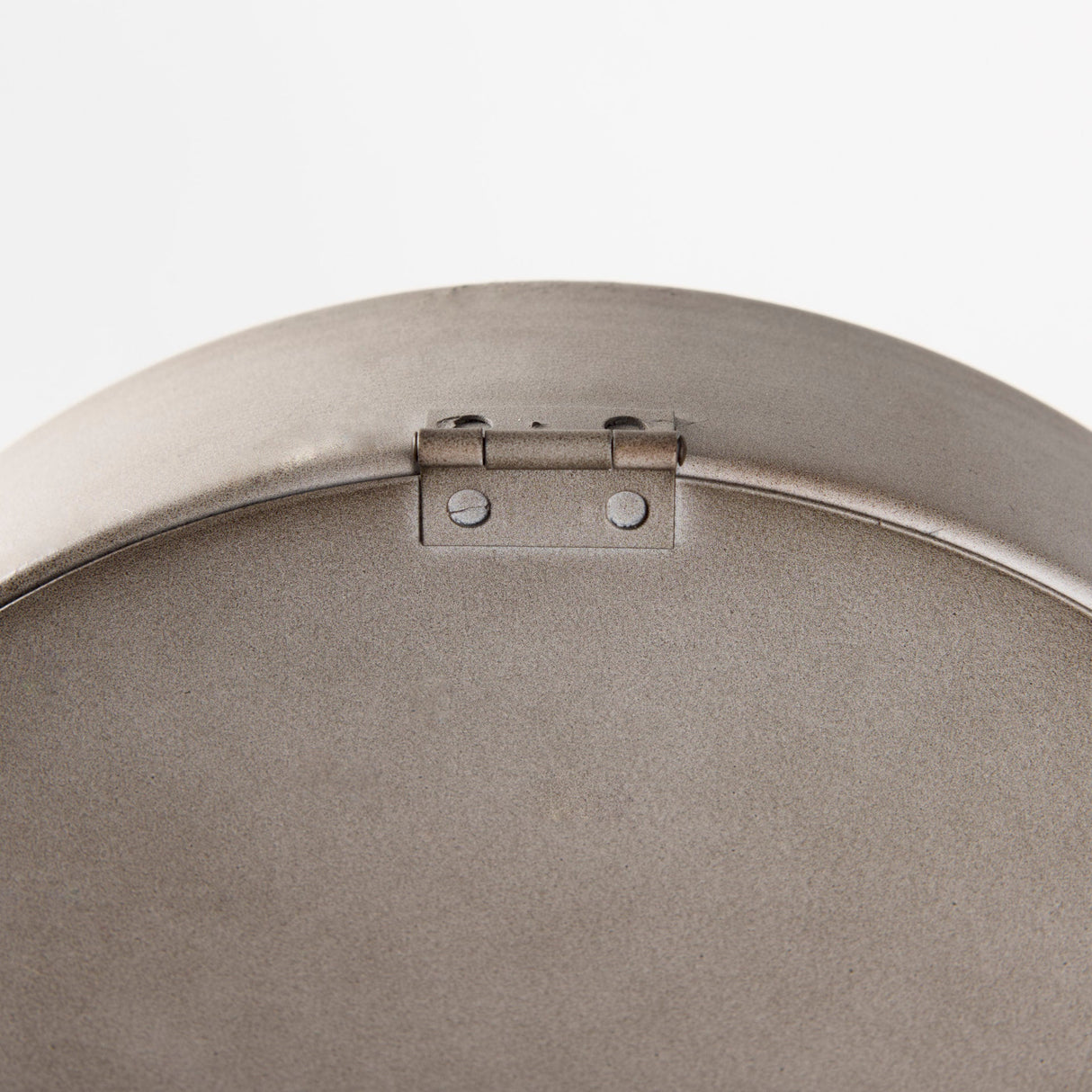 Aurus Matte Gray Metal Table Clock by Mercana at Eve Furniture
