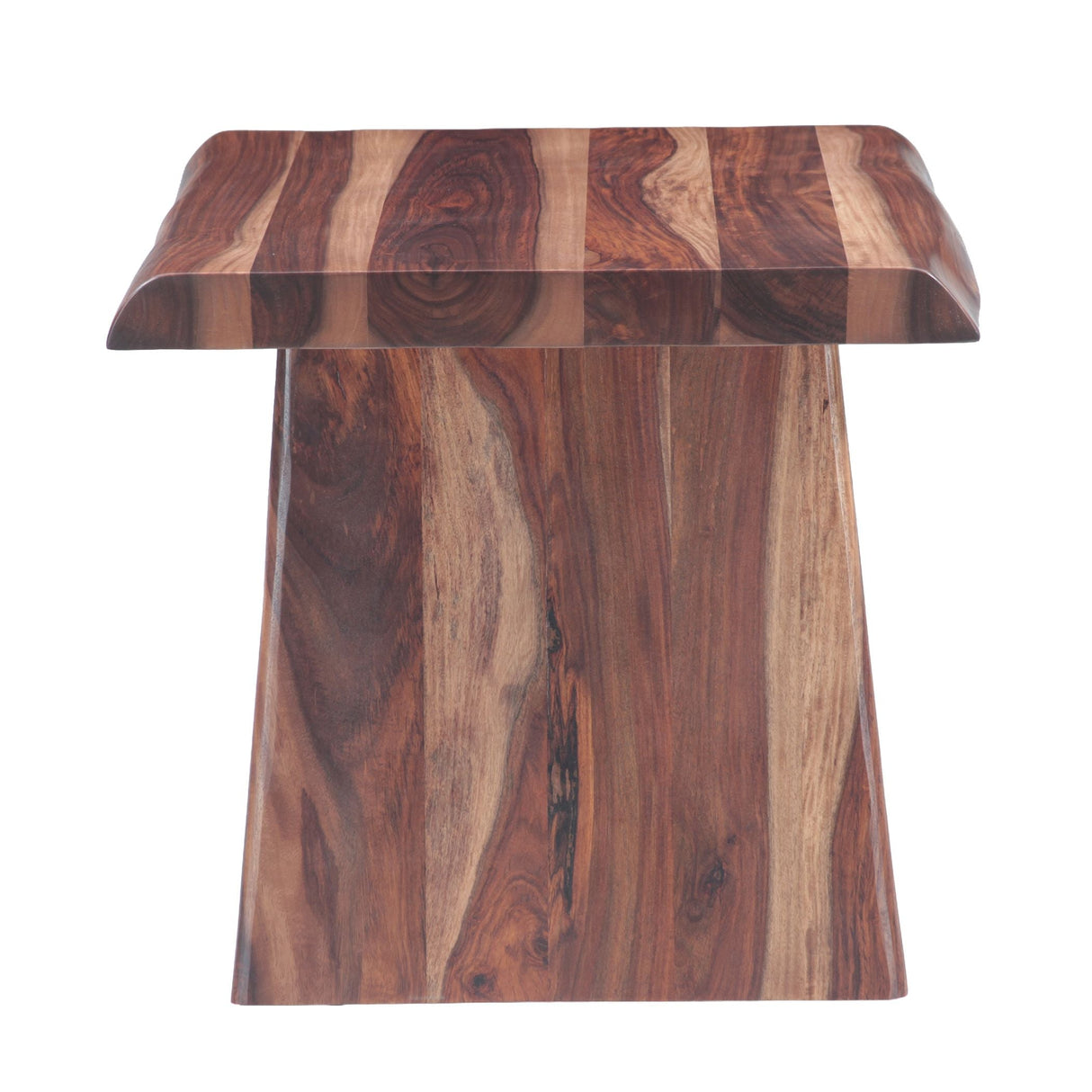 Austin Loft 24" Side Table in Natural Sheesham-Top