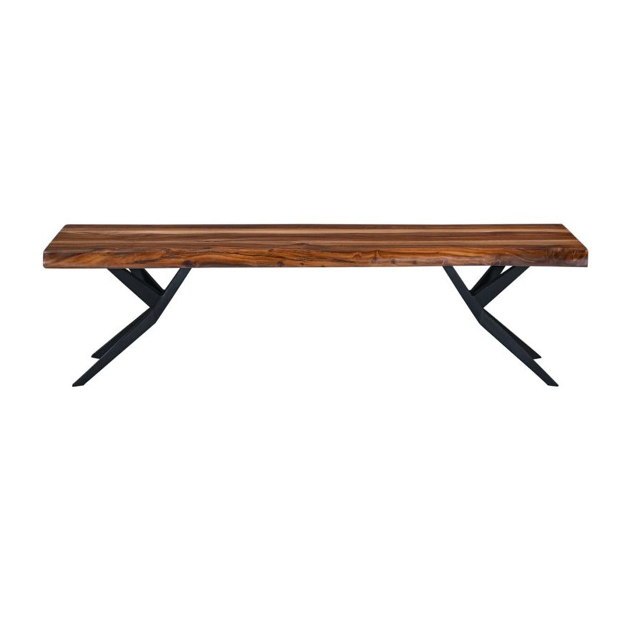 Austin Loft 68" Bench in Natural Sheesham by Home Trends & Design at Eve Furniture