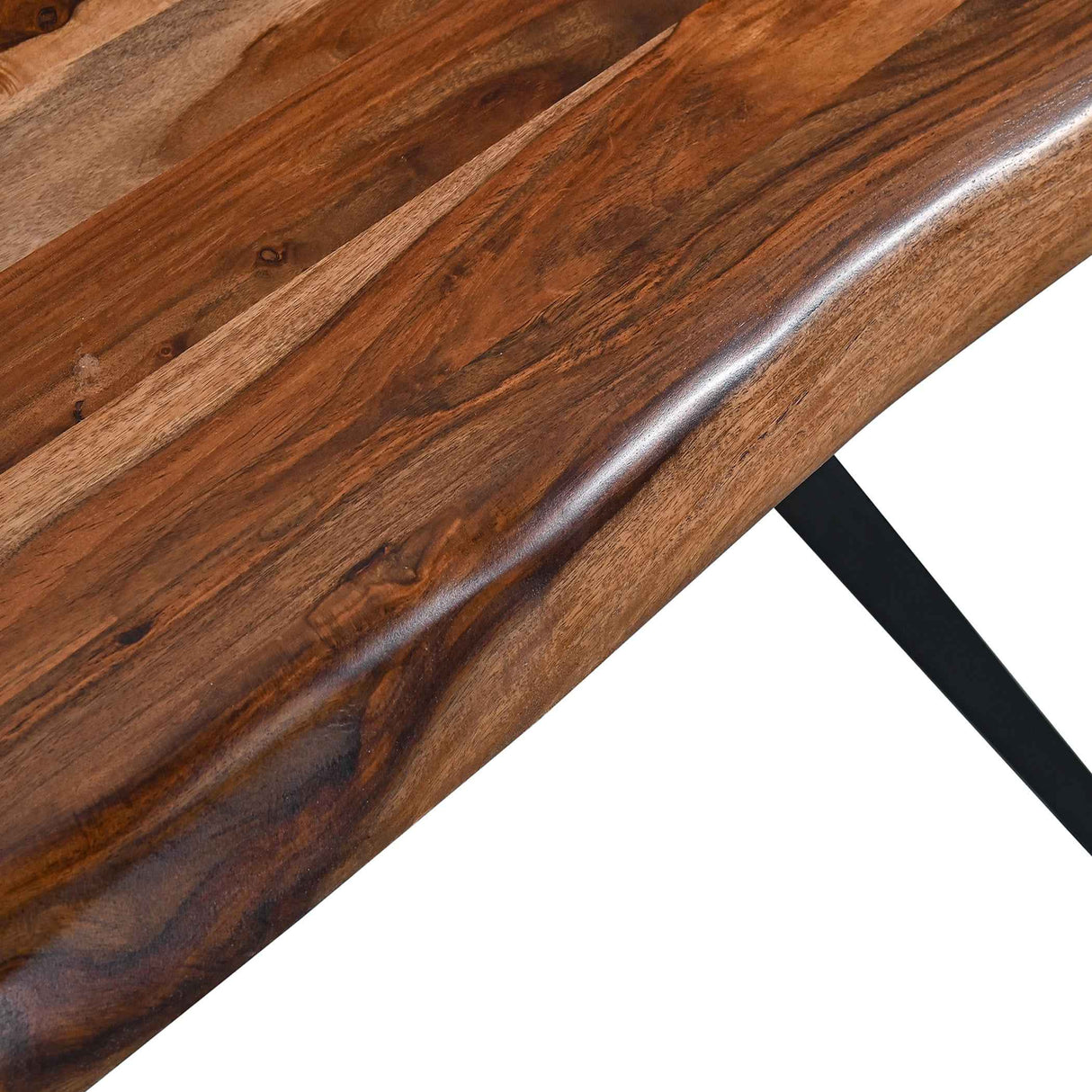 Austin Loft 72" Dining Table in Natural Sheesham by Home Trends & Design at Eve Furniture