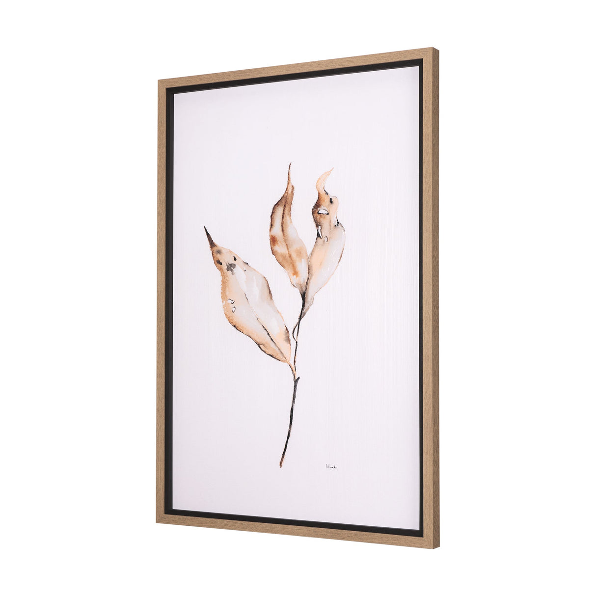 Autumn Message I by Mercana Studio a Hand Embellished Textured Framed Art Print by Mercana at Eve Furniture